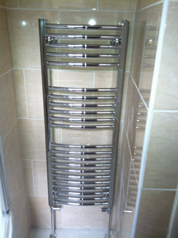 More Than Lofts chrome radiator